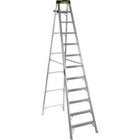 3400 Series Industrial Extra Heavy-Duty Step Ladder, 12', Aluminum, 300 lbs. Capacity, Type 1A VC315 | Johnston Equipment