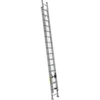 Industrial Heavy-Duty Extension/Straight Ladders, 300 lbs. Cap., 32'/29' H, Grade 1A VC326 | Johnston Equipment