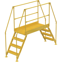 Crossover Ladder, 91 " Overall Span, 40" H x 48" D, 24" Step Width VC448 | Johnston Equipment
