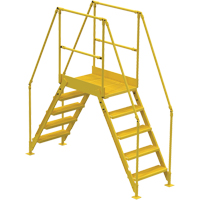 Crossover Ladder, 79 1/2" Overall Span, 50" H x 24" D, 24" Step Width VC450 | Johnston Equipment