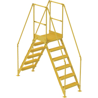 Crossover Ladder, 92" Overall Span, 60" H x 24" D, 24" Step Width VC454 | Johnston Equipment
