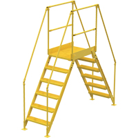 Crossover Ladder, 104" Overall Span, 60" H x 36" D, 24" Step Width VC455 | Johnston Equipment