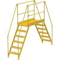 Crossover Ladder, 128" Overall Span, 60" H x 60" D, 24" Step Width VC457 | Johnston Equipment