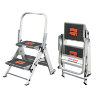 Safety Stepladder, 1.5', Aluminum, 300 lbs. Capacity, Type 1A VD431 | Johnston Equipment