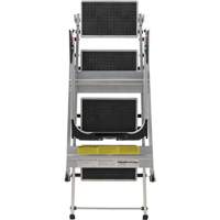 Tilt & Roll Step Stool Ladder, 4 Steps, 44.25" x 22.13" x 59" High VD440 | Johnston Equipment