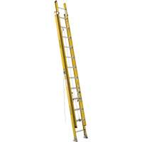 Extension Ladder, 375 lbs. Cap., 21' H, Grade 1AA VD534 | Johnston Equipment