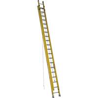 Extension Ladder, 300 lbs. Cap., 35' H, Grade 1AA VD537 | Johnston Equipment