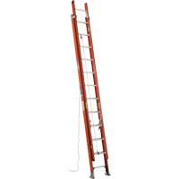 Extension Ladder, 300 lbs. Cap., 17' H, Grade 1A VD549 | Johnston Equipment