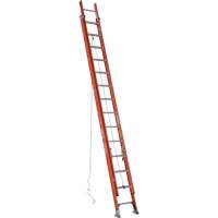 Extension Ladder, 300 lbs. Cap., 25' H, Grade 1A VD551 | Johnston Equipment