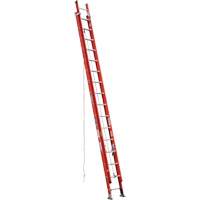 Extension Ladder, 300 lbs. Cap., 29' H, Grade 1A VD552 | Johnston Equipment