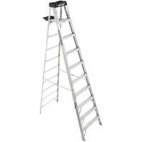 Step Ladder, 10', Aluminum, 300 lbs. Capacity, Type 1A VD562 | Johnston Equipment