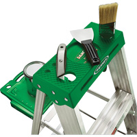 Step Ladder with Pail Shelf, 8', Aluminum, 225 lbs. Capacity, Type 2 VD566 | Johnston Equipment