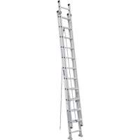 Extension Ladder, 300 lbs. Cap., 21' H, Grade 1A VD568 | Johnston Equipment