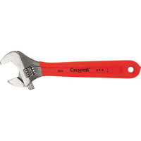 Crescent Adjustable Wrenches, 12" L, 1-1/2" Max Width, Chrome VE044 | Johnston Equipment
