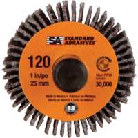 Standard Abrasives™ Flap Wheel, Aluminum Oxide, 120 Grit, 1" x 1" x 1/4" VE680 | Johnston Equipment