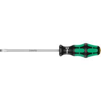 Tapered Slotted Screwdriver, 6.5 mm Tip, Round, 10-1/16" L, Plastic Handle VS176 | Johnston Equipment