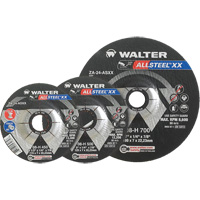 Allsteel™ XX Depressed Centre Grinding Wheels, 9" x 1/4", 7/8" arbor, Type 27 VV459 | Johnston Equipment