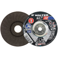 Zip™ Cutting and Grinding Wheel, 4" x 1/32", 3/8" Arbor, Type 27, 60 Grit, Aluminum Oxide VV605 | Johnston Equipment