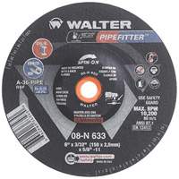 PIPEFITTER™ Grinding Wheel, 6" x 3/32", Aluminum Oxide, Type 27 VV662 | Johnston Equipment