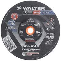 PIPEFITTER™ Grinding Wheel, 6" x 5/32", Aluminum Oxide, Type 27 VV690 | Johnston Equipment