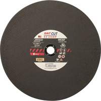 Chop Saw Wheel, 12" x 0.093"/3/32", 1" Arbor, Type 1, Aluminum Oxide, 5100 RPM WI909 | Johnston Equipment