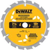 Fast Cut Framing Carbide-Tipped Saw Blade, 7-1/4", 18 Teeth, Wood Use WP534 | Johnston Equipment