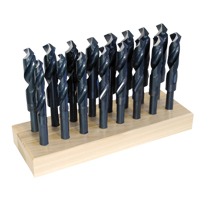 Drill Sets, 16 Pieces, High Speed Steel WV913 | Johnston Equipment
