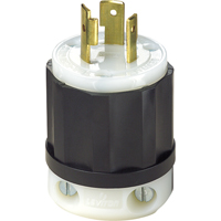 Industrial Grade Locking Device, Nylon, 20 Amps, 125 V, L5-20P XA875 | Johnston Equipment