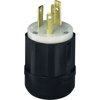 Industrial Grade Locking Device, Nylon, 30 A, 250 V, L6-30P XA887 | Johnston Equipment