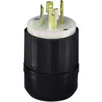3-Pole 4-Wire Grounding Locking Plug, Nylon, 20 Amps, 250 V, L15-20P XA893 | Johnston Equipment