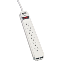 Protect-It Surge Suppressors, 6 Outlets, 720 J, 1800 W, 4' Cord XB262 | Johnston Equipment