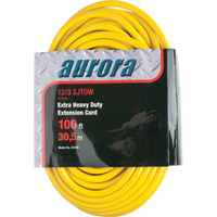 Outdoor Vinyl Extension Cord with Light Indicator, SJTOW, 12/3 AWG, 15 A, 100' XC496 | Johnston Equipment