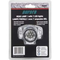 Headlamp, LED, 28 Lumens, 20 Hrs. Run Time, AAA Batteries XC658 | Johnston Equipment