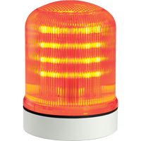 Streamline<sup>®</sup> Modular Multifunctional LED Beacons, Continuous/Flashing/Rotating, Amber XE717 | Johnston Equipment