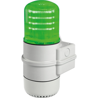 Streamline<sup>®</sup> Modular Multifunctional LED Beacons, Continuous/Flashing/Rotating, Green XE720 | Johnston Equipment