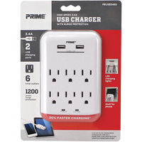 Prime<sup>®</sup> USB Charger with Surge Protector XG781 | Johnston Equipment