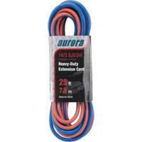 All-Weather TPE-Rubber Extension Cord with Light Indicator, SJEOW, 14/3 AWG, 15 A, 3 Outlet(s), 25' XH235 | Johnston Equipment
