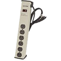 Surge Protector Strip, 6 Outlets, 900 J, 1500 W, 6' Cord XH245 | Johnston Equipment