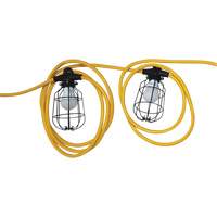 LED Stringlights, 5 Lights, 600" L, Metal Housing XH270 | Johnston Equipment