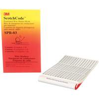 ScotchCode™ Pre-Printed Wire Marker Book XH305 | Johnston Equipment