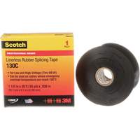 Scotch<sup>®</sup> Linerless Rubber Splicing Tape, 38 mm (1-1/2") " W, 9 m (30') " L XH307 | Johnston Equipment