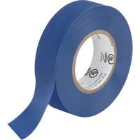 Electrical Tape, 19 mm (3/4") x 18 M (60'), Blue, 7 mils XH385 | Johnston Equipment