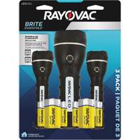 Brite Essentials™ Flashlight Pack, LED, 40/26 Lumens, D/AA Batteries XH632 | Johnston Equipment
