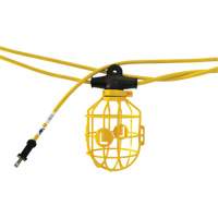 Heavy-Duty Moulded Stringlights, 5 Lights, 600" L, Plastic Housing XH643 | Johnston Equipment
