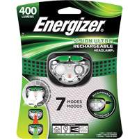Vision Ultra Headlight, LED, 400 Lumens, 4 Hrs. Run Time, Rechargeable Batteries XI043 | Johnston Equipment