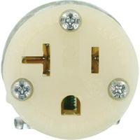 Hospital Grade Extension Plug Connector, 5-20R, Nylon XI202 | Johnston Equipment