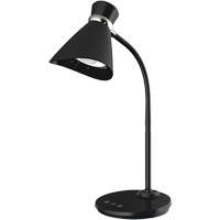 Desk Lamp, 6 W, LED, 16" Neck, Black XI492 | Johnston Equipment