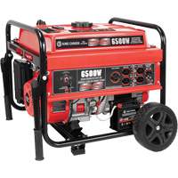 Electric Start Gas Generator with Wheel Kit, 6500 W Surge, 5000 W Rated, 120 V/240 V, 20 L Tank XI537 | Johnston Equipment