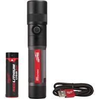 1100L Twist Focus Flashlight, LED, 1100 Lumens, Rechargeable Batteries XI796 | Johnston Equipment