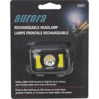 Headlamp, LED, 350 Lumens, 2 Hrs. Run Time, Rechargeable Batteries XI801 | Johnston Equipment